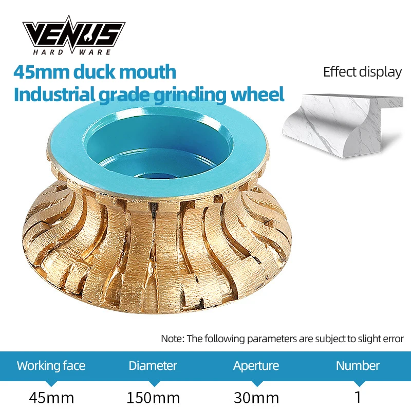 High Quality 150mm Stone Abrasive Profile Grinding Wheel for Granite Shape Polishing