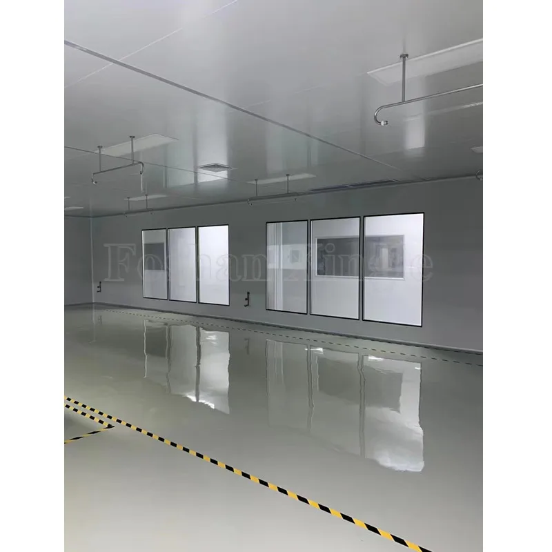 Prefabricated clean room container gmp modular dust free wrokshop air shower cleanroom clean room pass box