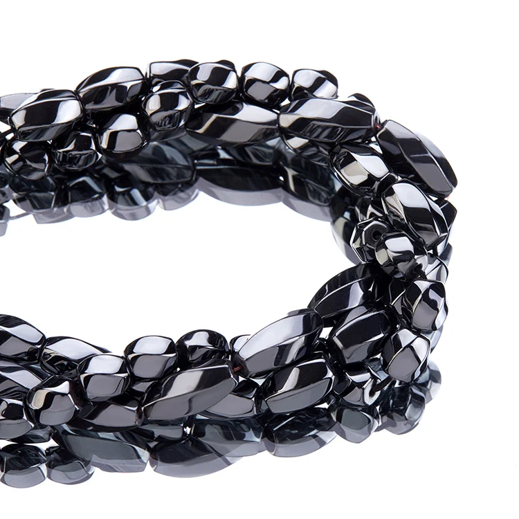 
Magnetic black gallbladder magnet six-sided beads loose beads jewelry accessories manufacturers wholesale accept customization 