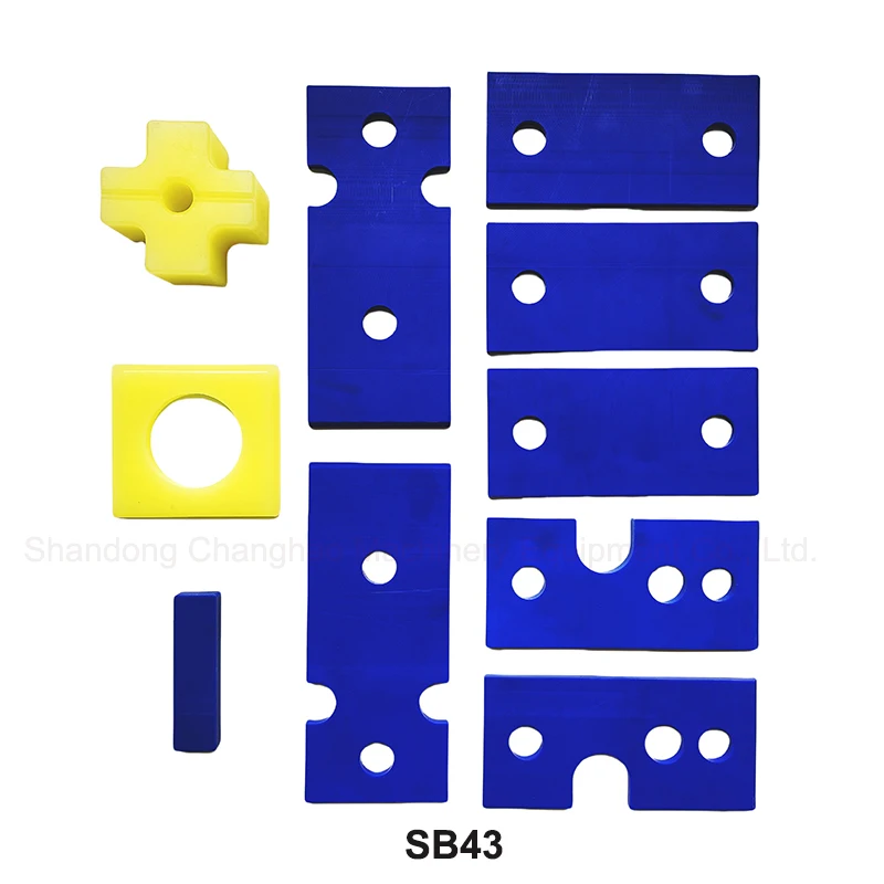 Complete Set SB81 Hydraulic Rock Breaker Hammer Damper Elastic Pad Buffer Block Shock Absorber