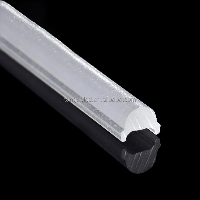 high quality optical lens extruded LED difuser light cover extruded plastic profiles for led aluminum profile lighting