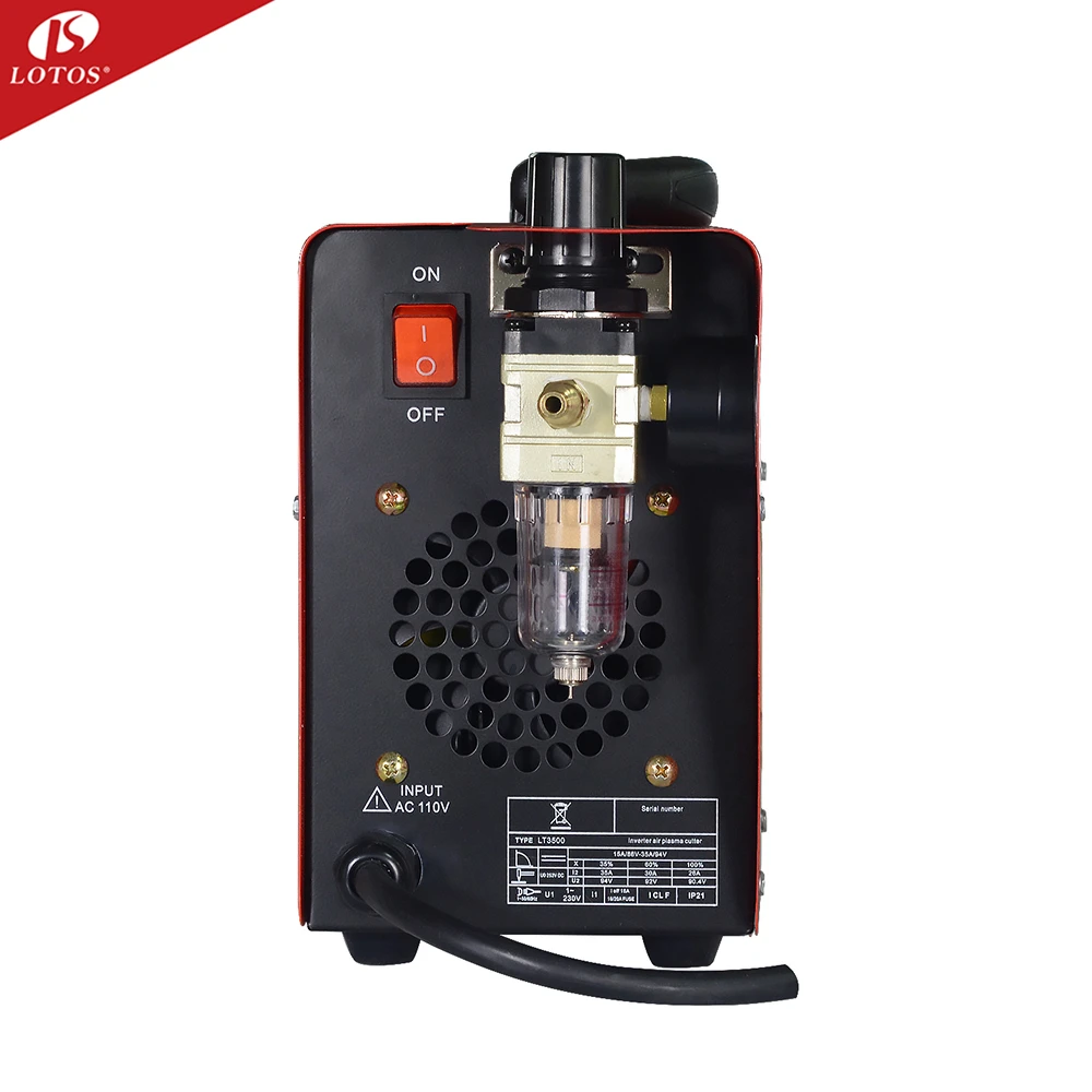 Factory  price lotos 110v 220v plasma  igbt inverter portable air plasma cutter cut 40/50/60/80