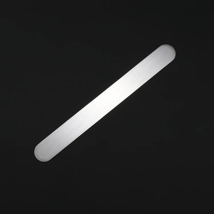 Профессиональная двухсторонняя пилка для ногтей из нержавеющей стали, сменная наждачная бумага, индивидуальная пилка для ногтей