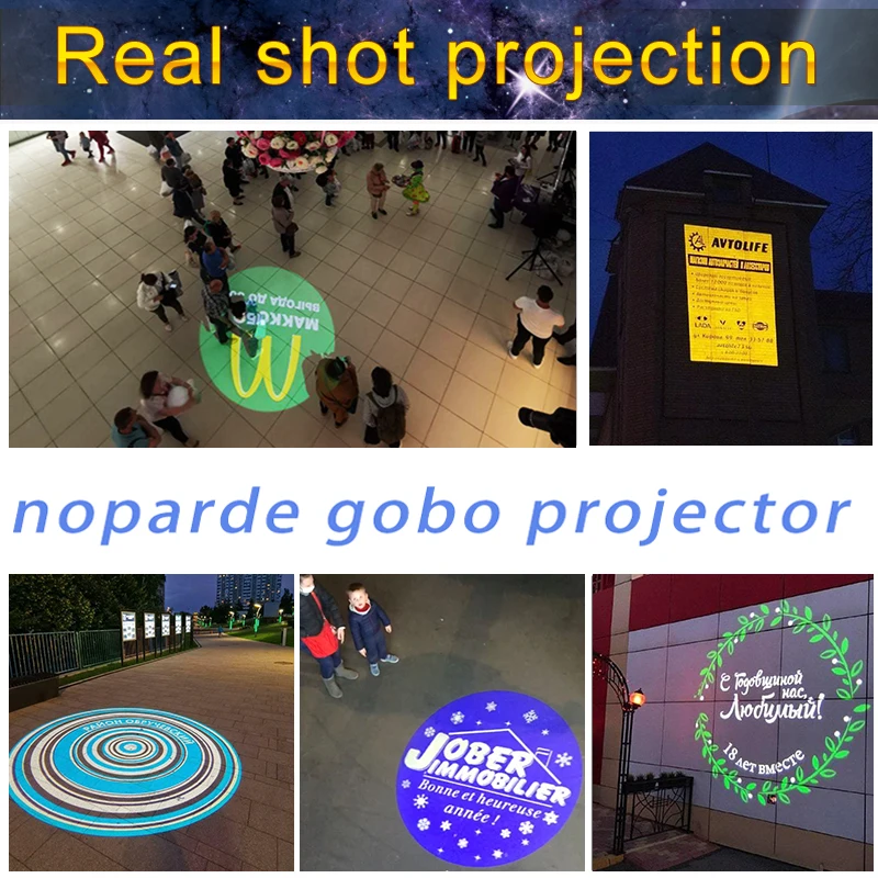 Hot Sale 15W Indoor Static Led Door Laser Logo Projector Led Gobo Light Floor Project Advertising Lamp