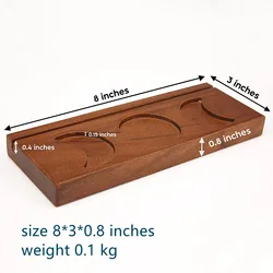 factory wicca witchy divination room decor crystal display triple moon ta rot card stand wooden altar candle holder accessories