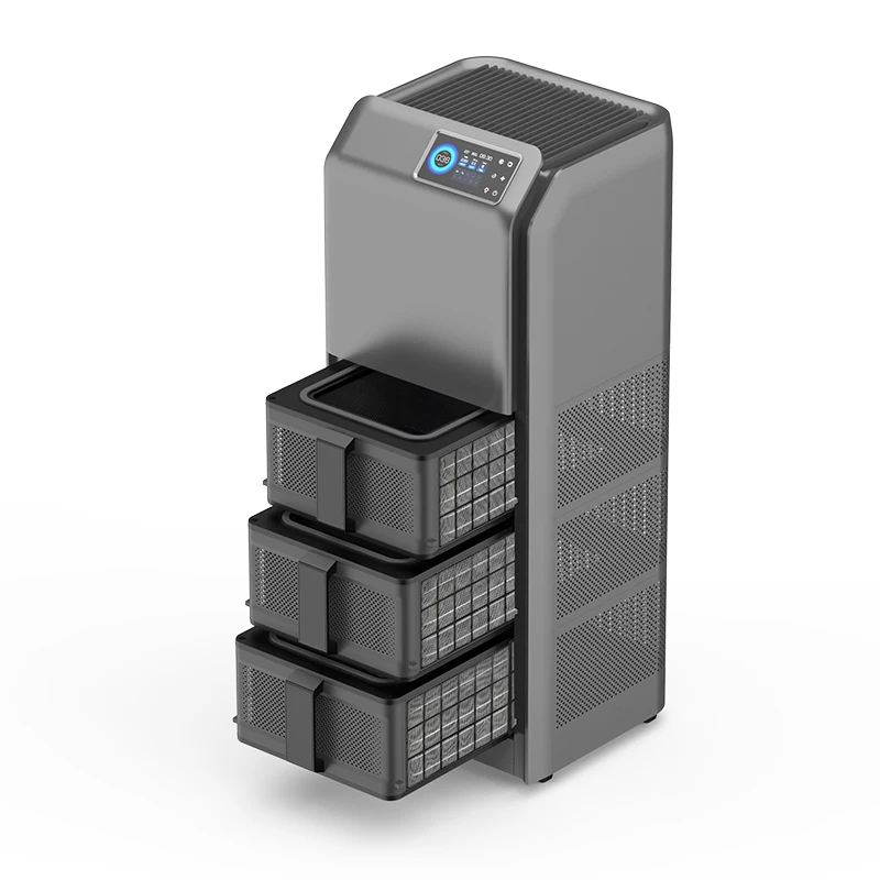 Portable 7 Fan Speeds Tuya Smart Wi-Fi Air Purifier For Home Allergies