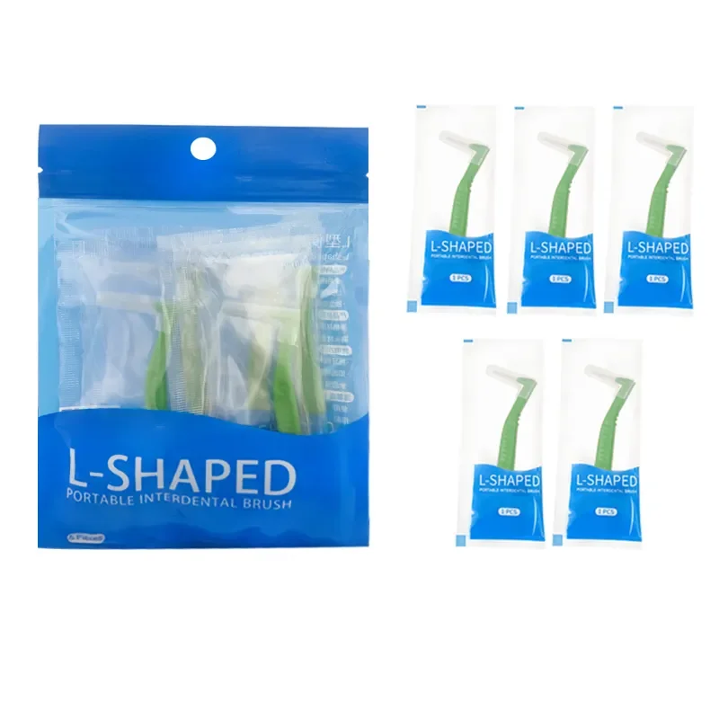 L type dental brush oral cleaning Interdental brush Orthodontic Dental Teeth Brush