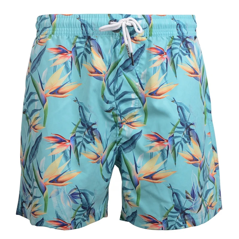 
Yuepai Sublimation printing Customized Board Shorts Recycled Polyester 4 Way Stretch Beach Wear Shorts For Men and Women 