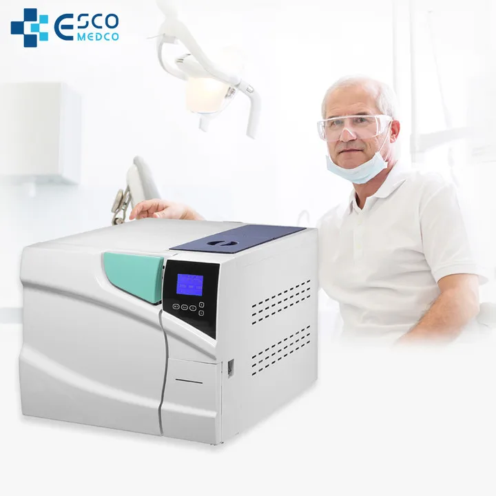 China Good Price Hot Selling 12L 18L 23L Horizontal Tabletop Dental Vacuum Autoclave For Tattoo Studio