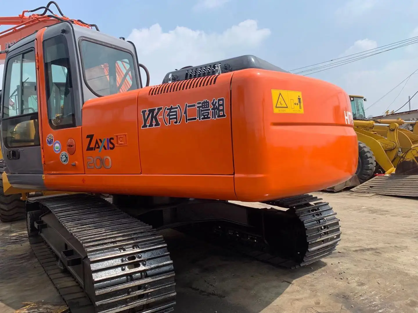 Good condition Excavator machine used Hitachi Hydraulic Crawler Excavator ZX200