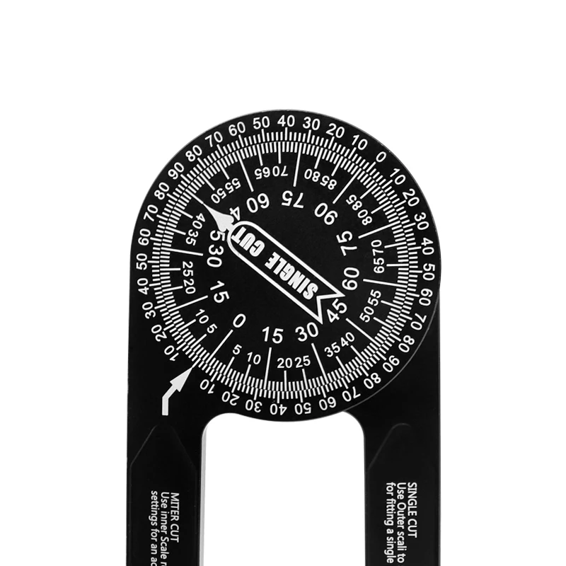 High precision universal angle ruler 360 degree multifunctional stainless steel industrial angle gauge angle ruler measuring