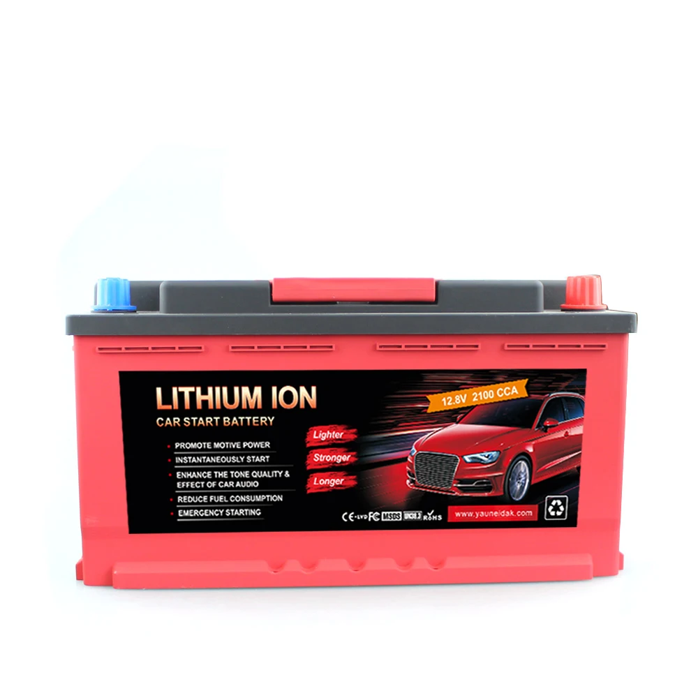 100-20 12.8v 80Ah 1500CCA Lithium Iron Battery Group 49 LiFePO4 For Camping Audio BMS high energy density