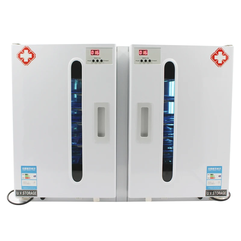 Double Door UV Cabinet Sterilizer  with/without Timing and Ozone