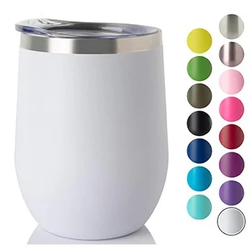 Custom logo amazon hot, selling stock wooden design Steel Wine Insulated Tumblers egg shape Yerba Mate Gourd Tea Cup/