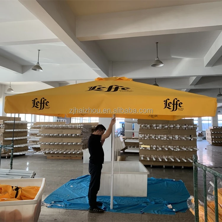 OEM большой навес зонт от солнца и сада для ресторана патио рекламный Зонт с логотипом компании