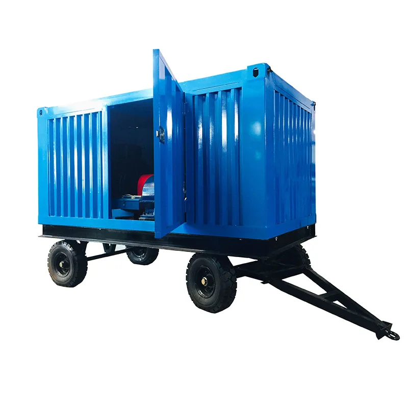 1000bar Double Gun Operation Cement Concrete Roughening Machine  Dam High Pressure Water Jet Cleaning Equipment