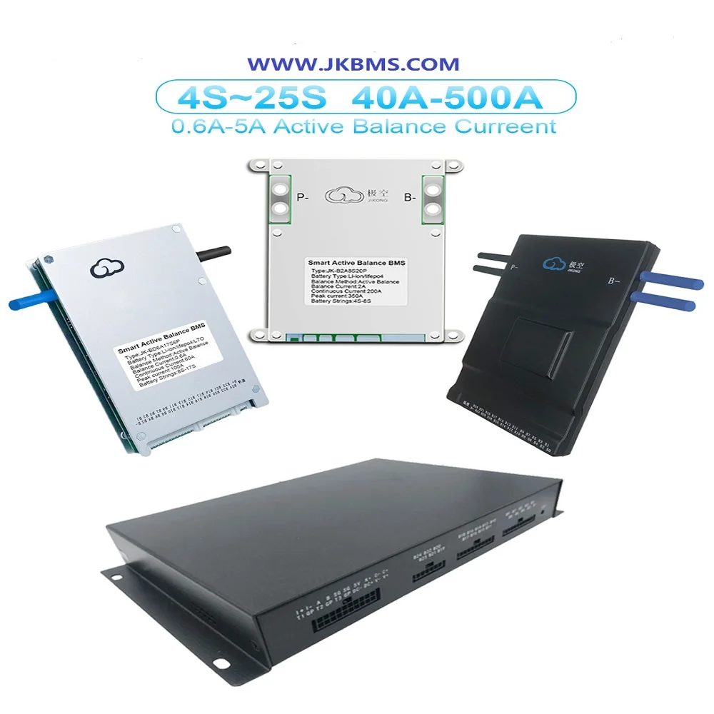 Jkbms Прямая продажа с фабрики активный балансировки активных BMS JK-B1A24S JK-B2A24S JK-BD4A17S4P JK-BD4A20S4P JK-BD4A24S4P