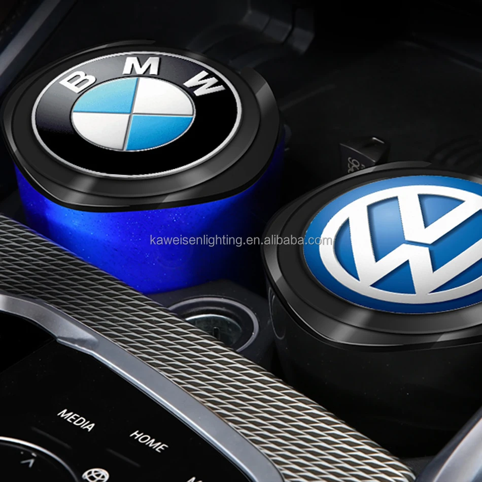 Сервис OEM круглая многофункциональная Автоматическая пепельница для курения со светодиодной подсветкой автомобиля