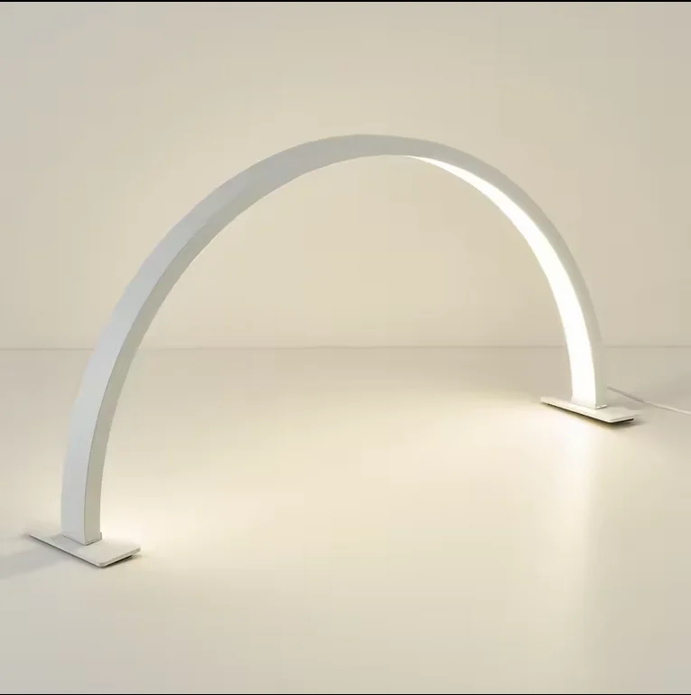 New Large Size Warm White Dimming Round Crystal half moon led light manicure personalized uv led nail desk lamp For Nail Salon