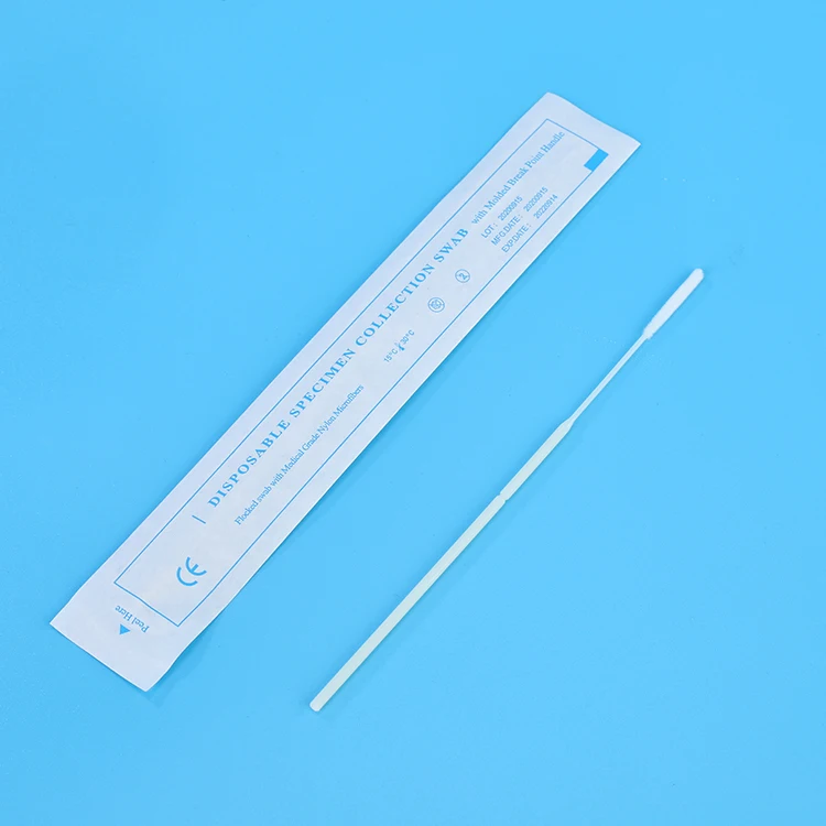 
Jable China Professional Manufacture Nasopharyngeal Flocked Nasal Swab 