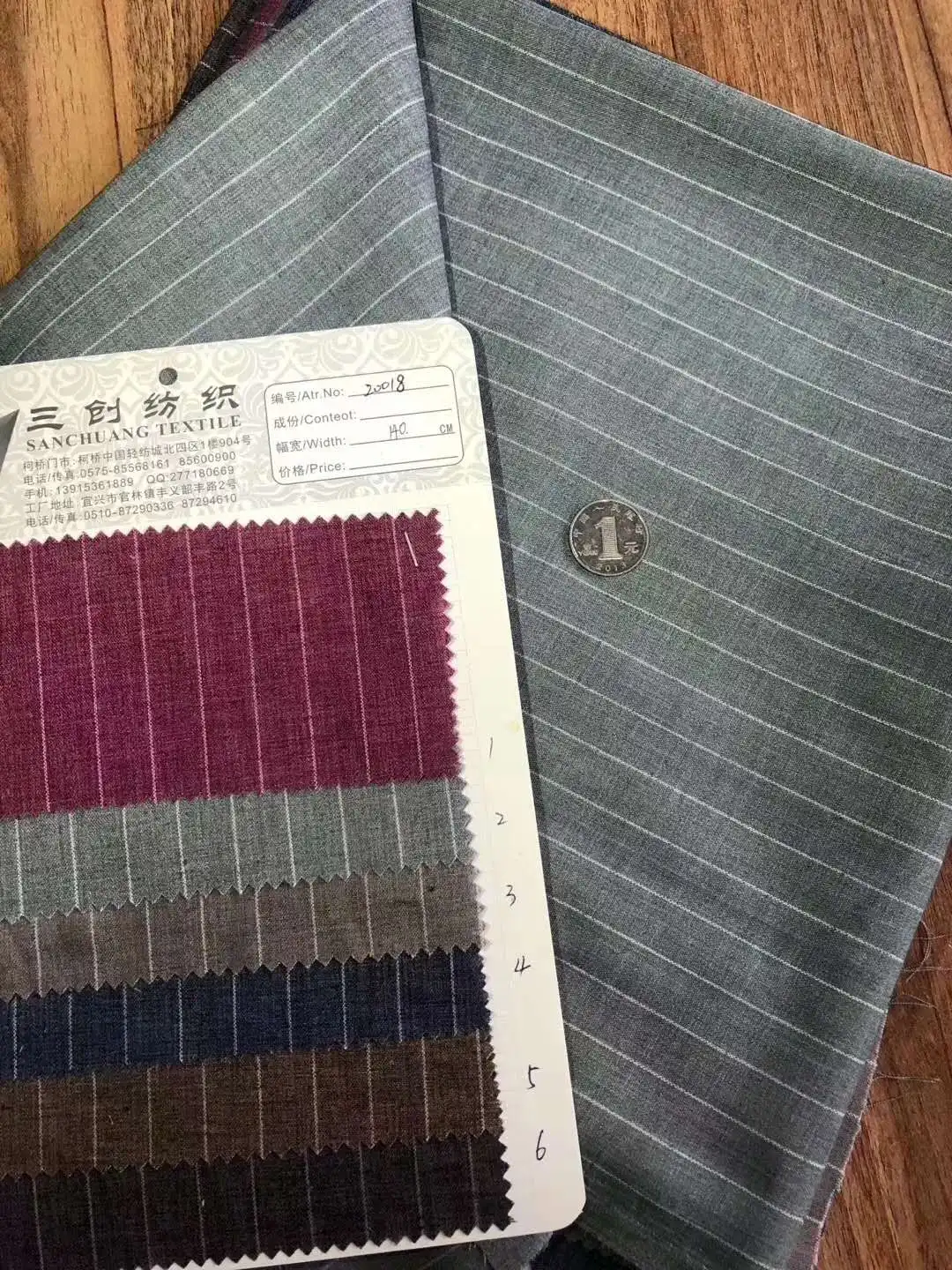 15s Tencel/ linen blended yarn fabric