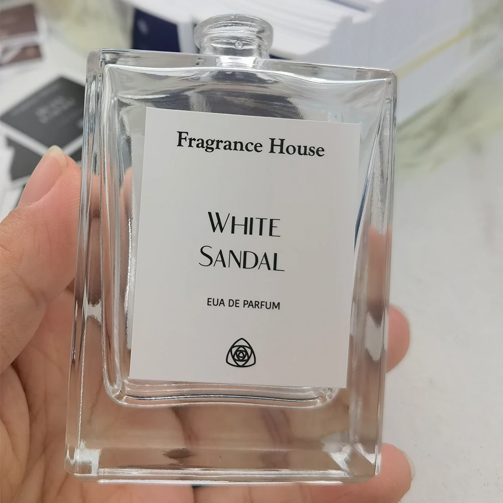 Custom Luxury Printing Glossy Sticker on Perfume Bottle Gold Foil LOGO Cosmetic Bottle Label