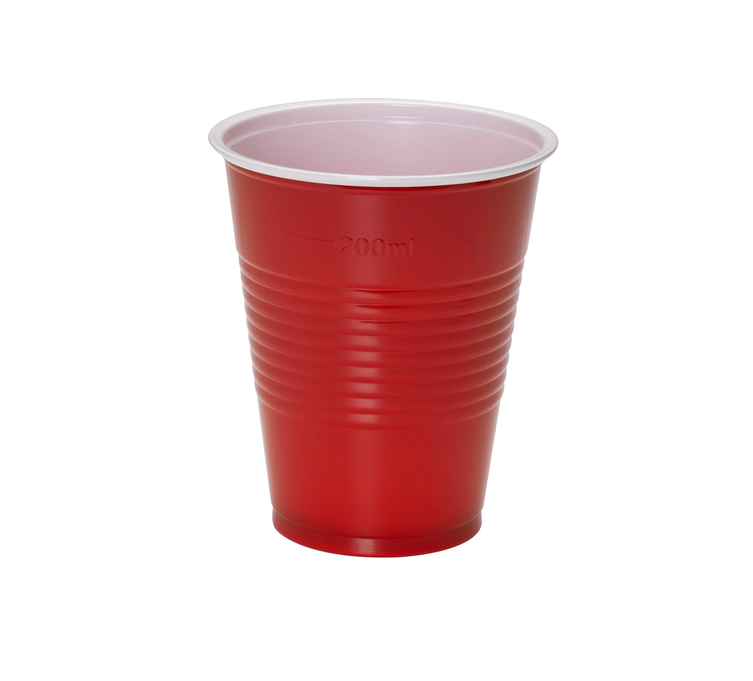 Одноразовые чашки 12 унций, пластиковые красные чашки, чашки для пива и понга