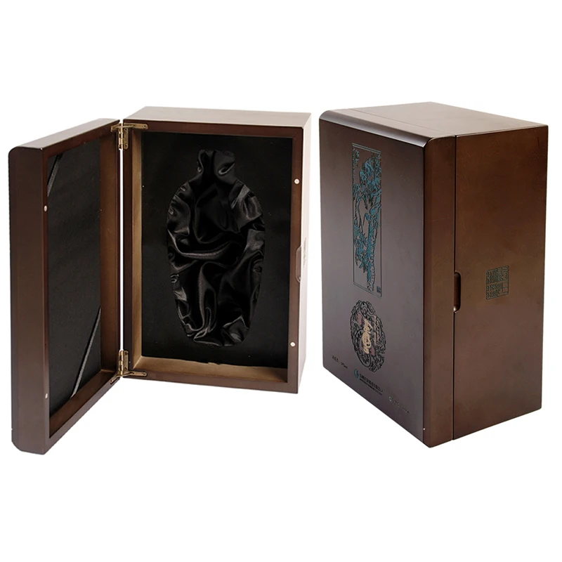 
Customized wholesale free shipping wood wine box 