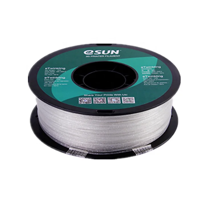 Twinkling PLA 3D printing filament / 1.75mm / eSUN eTwinkling-PLA