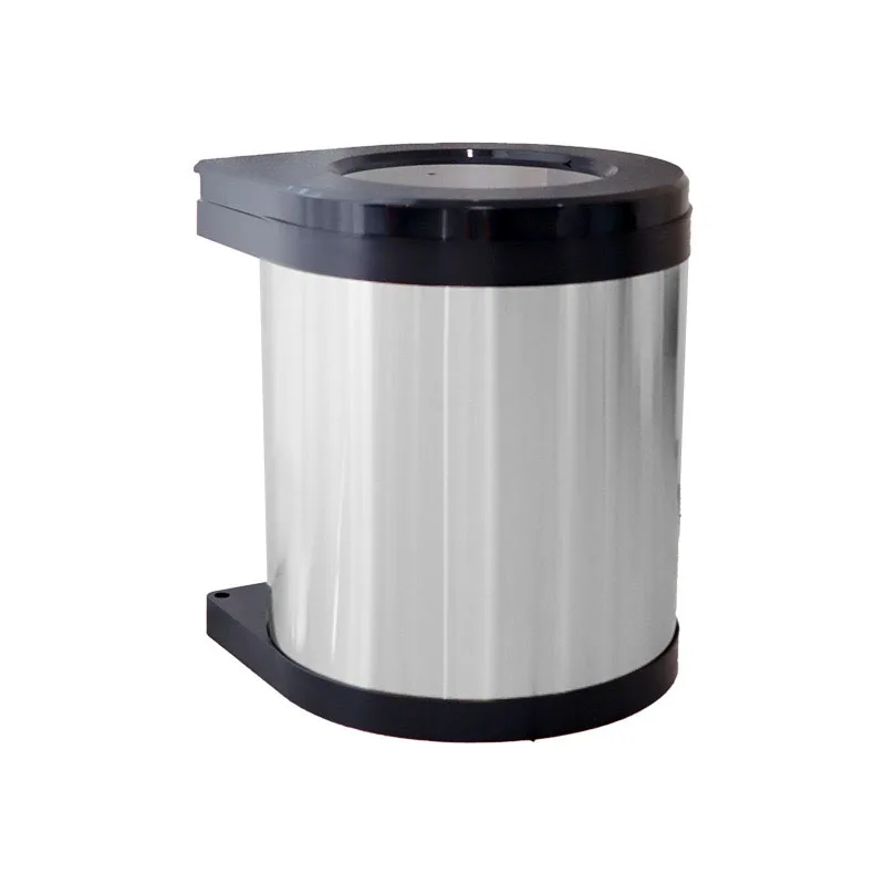Spider furniture hardware corner trash bin cabinet trash can stainless steel anti rust kitchen trash bin