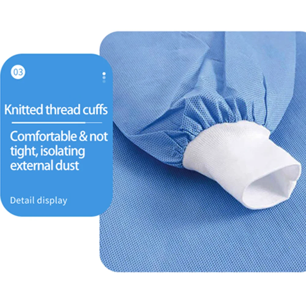 HOT! SMS Surgical gown / Disposable Sterile surgical gowns and drapes with level 3