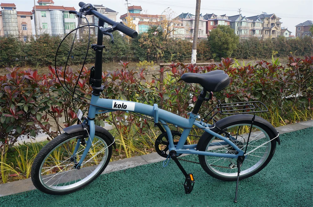 Cheap and beautiful folding bike, easy to carry, shimano 6SPPED derailleur, is the best choice for travel folding bike