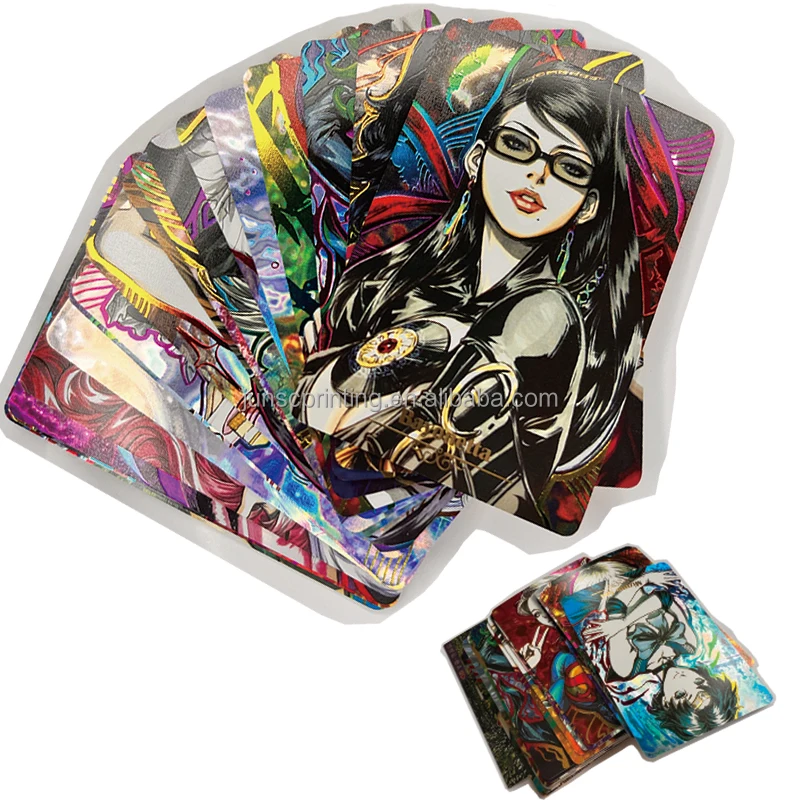 flash card printing services/ baby milestone cards/our moments family trade playing paper tarrot cards joker waterproof