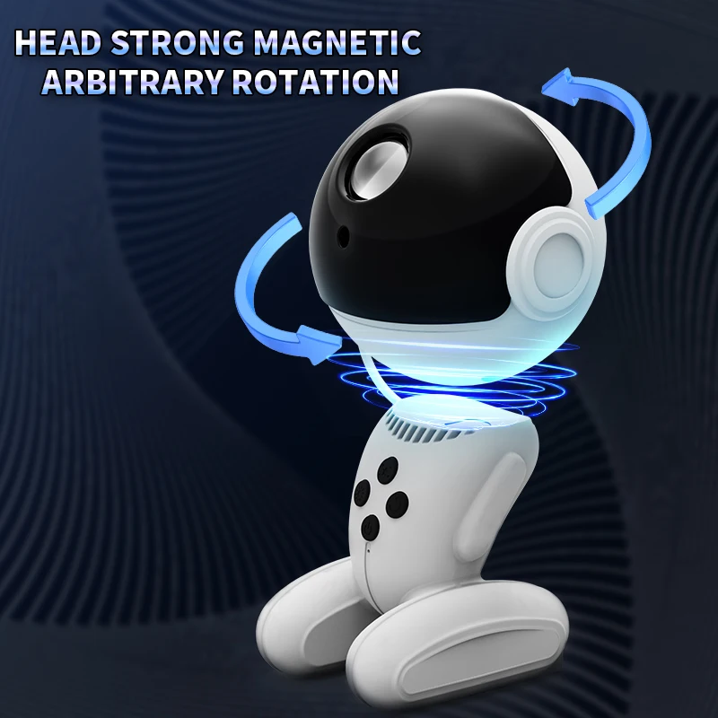 Kid Child Multi-color Robot LED Night Light Universe Galaxy Projector Light for Room Ceiling