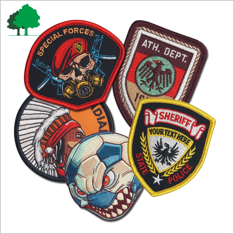Direct factory custom high quality cheap embroidery patch for child