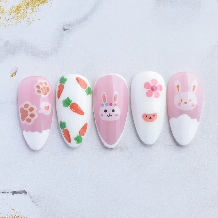 Professional Nails Salon Art Decals Stickers Nail Decals Set Nail Art Stickers