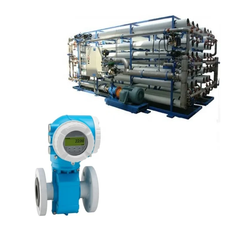Water treatment equipment with Endress+Hauser flowmeter 50E/53E/55S/5BH E+H Promag series electromagnetic flowmeter