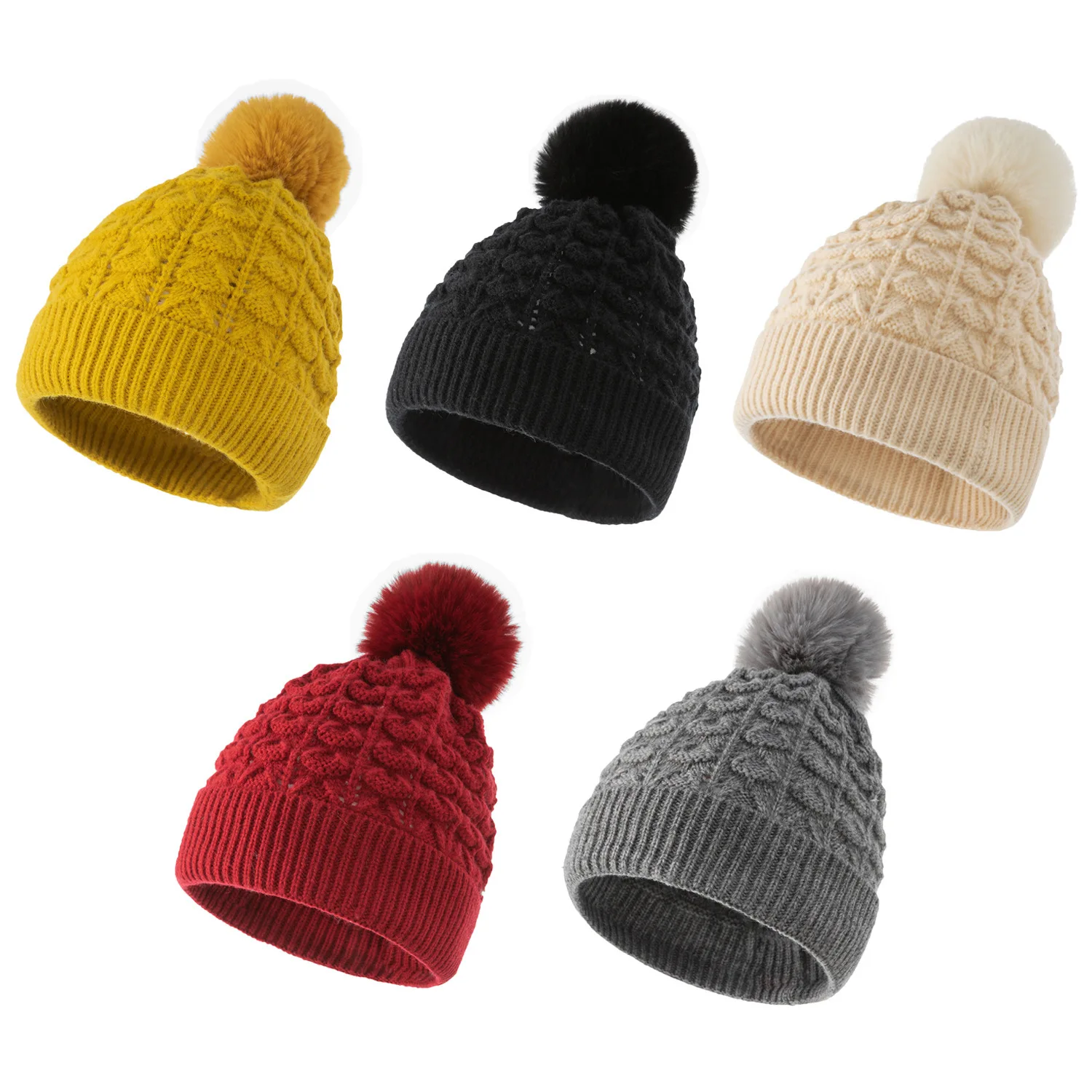 Winter Beanie Hats Wholesale Beanies Unisex Wool Custom Logo Beanie