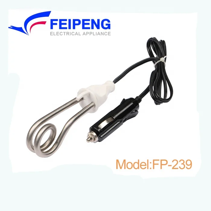 FP-239 high quality hot sale DC 12v 24v immersion water heater for car