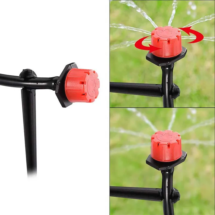 Garden irrigation micro flow dripper for home garden greenhouse flower plants