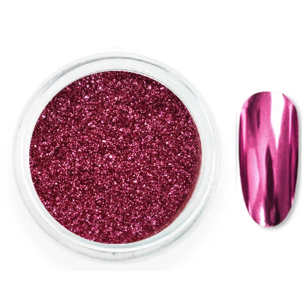 Kolortek Wholesale Purple Blue Black Silver Gold Mirror Powder DIY Nail Art Deco Mirror Glitter Nail Chrome Powder Pigment