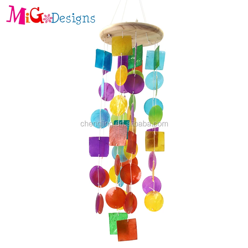 Ракушками ветряной колокольчик с украшением в форме на открытом воздухе украшения для улицы свет колокольчики колокольчиков металла