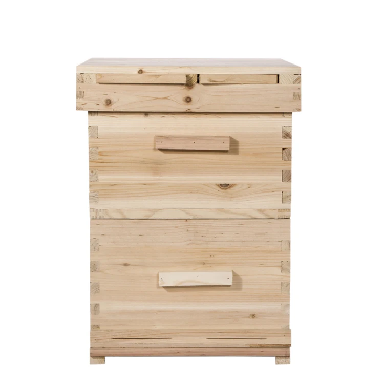 Beekeeping equipment two layers waxed beehive
