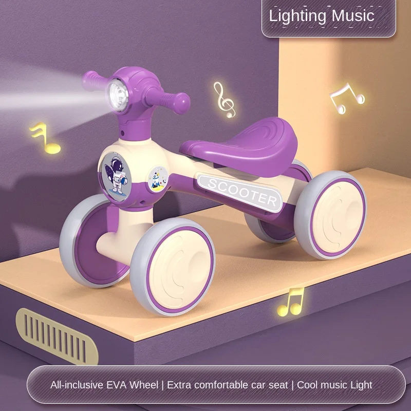 New sliding baby walker four-wheeled scooter Kids Balance car boy girl Twist