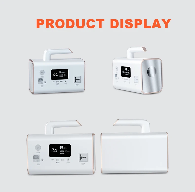 600w Home Appliances Portable Power Station fast charge Inverter lil hybrid Solar Power Generator solar panels generator