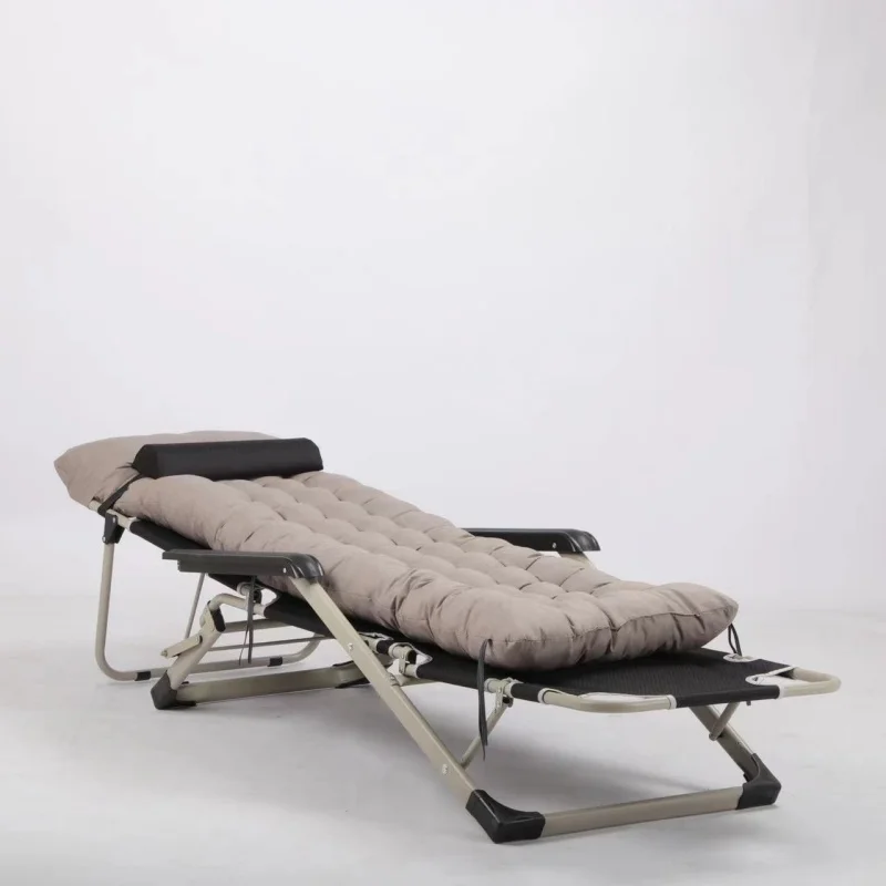 DrunkenXp Upgraded Portable Foldable Lightweight Metal Textilene Fabric Beach Lounger Chaise Sun lounger Bed and Chair