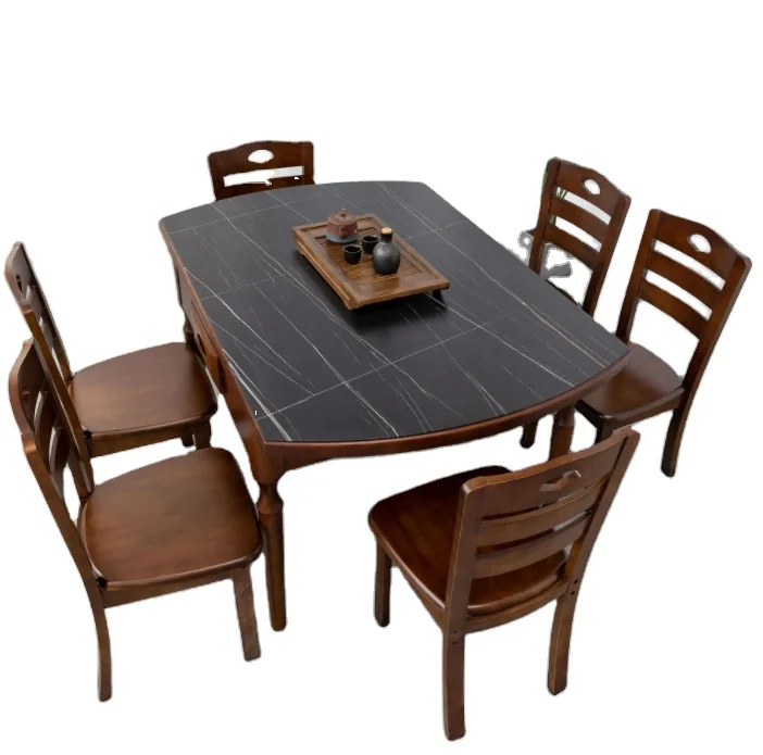 
2021 hot-selling household dining table and tea table dual-use automatic mahjong table 