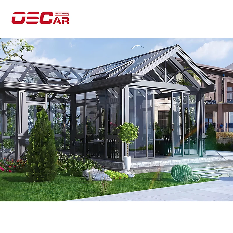 Aluminum Alloy Sunroom for Patio and Garden With Diy Assembly Kit for Homeowners and Contractors in Europe