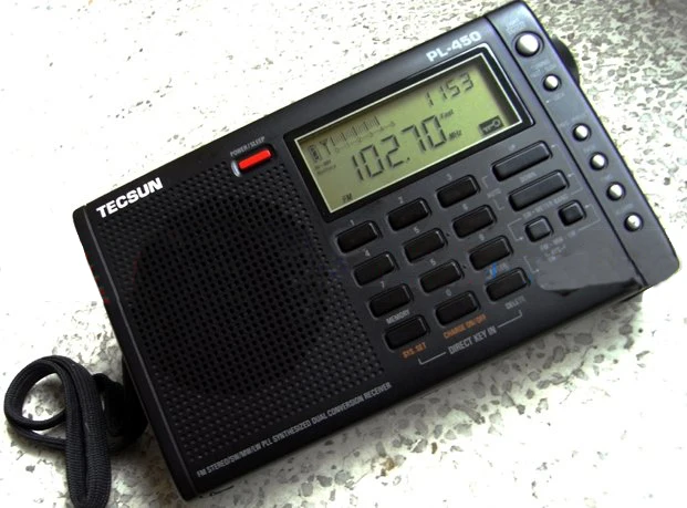  Tecsun PL-450 Двойное преобразование PLL радиоприемник для мирового диапазона