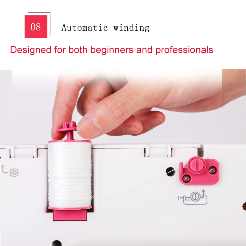 Home electric mini sewing machine supports battery function